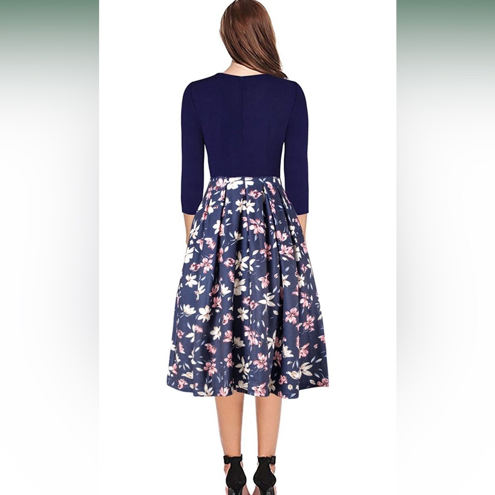Floral Midi Dress - Picture 2 of 5